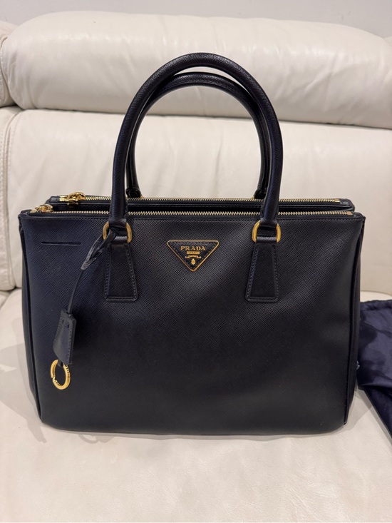 Prada Handbags - [Authentic] PRADA Saffiano Lux Galleria Medium Double Zip Tote in Black